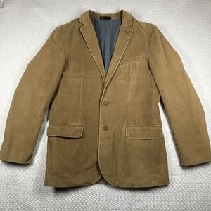 J Crew Blazer Jacket Sport Coat Men's Medium Corduroy Academia Rugged